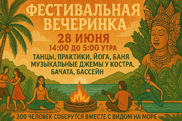 Фестивальная вечеринка «Живи ярко»